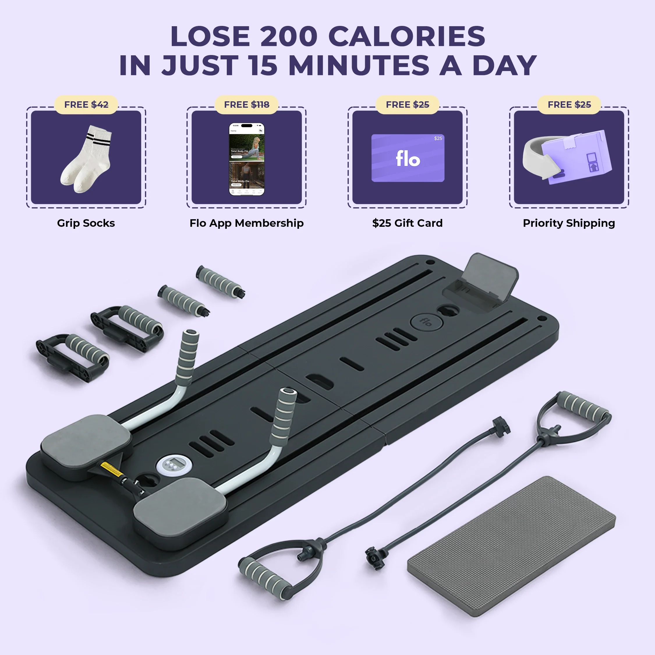 Flo Portable Pilates Reformer - Image 4