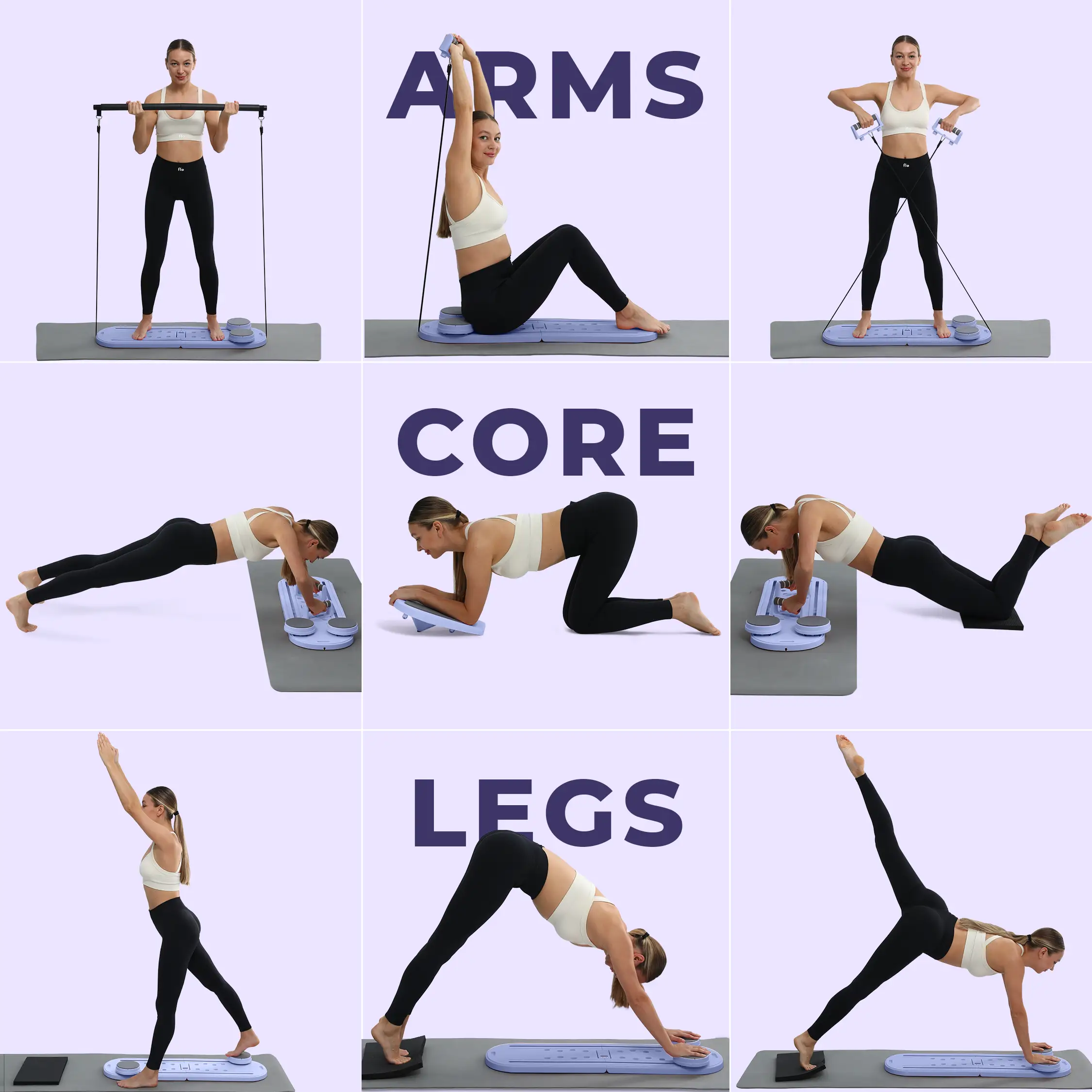 Portable Pilates Reformer Pro - Image 7